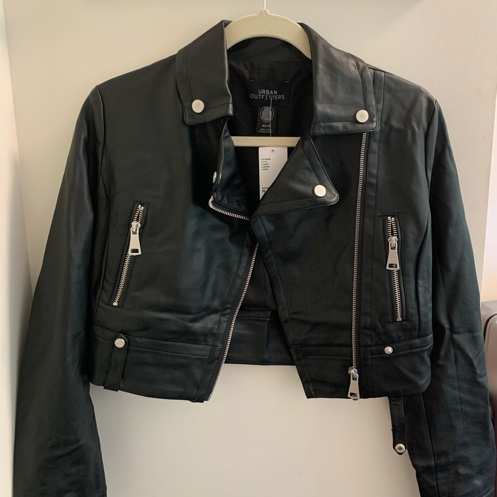 URBAN OUTFITTERS LEATHER BIKER JACKET